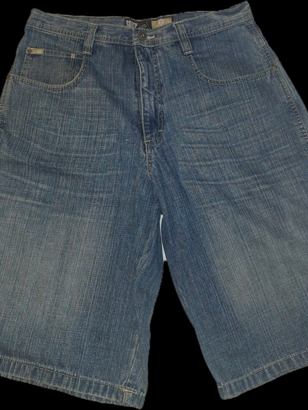 South Pole Men's Baggy Jean Shorts
